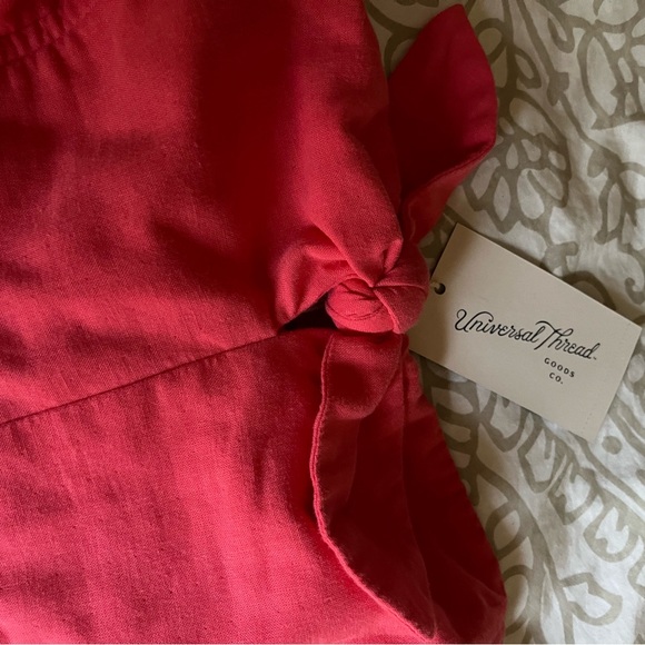 NWT Universal Thread strapless coral sundress in size large - Picture 3 of 5